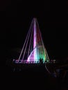 Playa los Muertos Pier at night in Puerto Vallarta Mexico