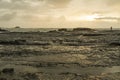 Playa Pelada Fisherman at Sunset Royalty Free Stock Photo