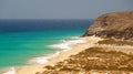 Playa Sotavento - virgin, wild beach in Fuerteventura, Canary Islands, Spain Royalty Free Stock Photo