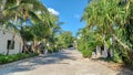 Playacar street view in the daytime Royalty Free Stock Photo