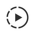 Playback speed icon symbol simple design Royalty Free Stock Photo