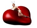 Playboy Bunny Royalty Free Stock Photo