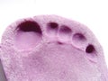 Playdough Foot Print