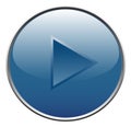 Player button Royalty Free Stock Photo