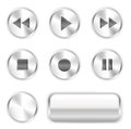 Player buttons Royalty Free Stock Photo
