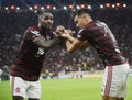 Player Reinier do Flamengo celebrates his goa