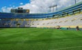 A player`s view of Lambeau Field from the playing field Royalty Free Stock Photo