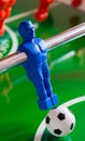 Player in a table football Royalty Free Stock Photo