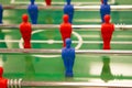 Player in table football Royalty Free Stock Photo