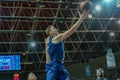 Players in action at Liga Acb Endesa match between Mora Banc Andorra BC and FC Barcelona , final score 86 - 84, on October 06 201