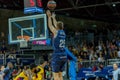 Players in action at Liga Acb Endesa match between Mora Banc Andorra BC and FC Barcelona , final score 86 - 84, on October 06 201