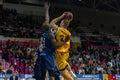 Players in action at Liga Acb Endesa match between Mora Banc Andorra BC and Herbalife