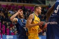 Players in action at Liga Acb Endesa match between Mora Banc Andorra BC and Herbalife