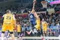 Players in action at Liga Acb Endesa match between Mora Banc Andorra BC and Herbalife