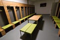 Players cloakroom of PGE Arena stadium Royalty Free Stock Photo