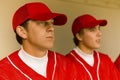 Players In Dugout Royalty Free Stock Photo