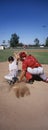 Players Playing On Field Royalty Free Stock Photo