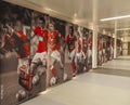 Players tunnel at FC Benfica stadium