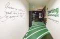 Players tunnel at FC Jose Alvalade arena