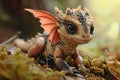 Playful Baby dragon. Generate Ai