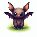 Playful Bat Friends on Cloud Nine,Generative AI