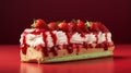 Playful Body Manipulations: Strawberry Ice Cream And Hot Green Tea Tart