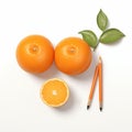 Playful Body Manipulations: Tangerine Rendering With Minimalistic Japanese Design