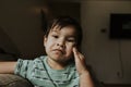 Playful boy making playful faces Royalty Free Stock Photo