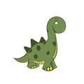 Playful cartoon dinosaur illustration