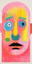 Playful And Colorful Portrait Painting Inspired By Jon Burgerman And Stephen Hillenburg