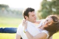 Playful couple Royalty Free Stock Photo