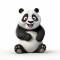 Playful 3d Panda Animation: A Whimsical Creation Inspired By Tiago Hoisel And Gene Luen Yang