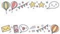 Playful Doodle Elements for Party and Communication, Cute Doodles, vector design Generative AI Royalty Free Stock Photo