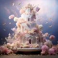 Playful Elegance: A Multi-tiered Cake Celebration