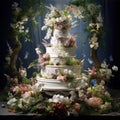 Playful Elegance: A Multi-tiered Cake Celebration