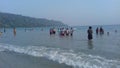 Playful and enjoying at Radhanagar beach