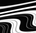 Playful geometries in black white hues, abstract background, fantasy Royalty Free Stock Photo
