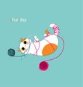 Playful kitty days Royalty Free Stock Photo