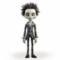 Playful Yet Macabre Character In A Suit - Hd Image