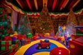 Playful and Magical Toys and Games at Santa s Grotto.AI Generated