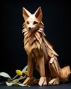 Playful Origami Animal Masterpieces Handmade Minimalist Art With Intricate Details Generative