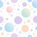 Playful Pastel Bubbles Seamless Pattern Royalty Free Stock Photo
