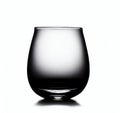 silhouette of a glass