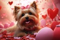 Playful Valentines Day Pet Love Parade visuals