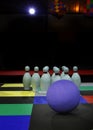 Playground of Bowling Ball and pins