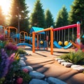 Playground, AI-Generatet