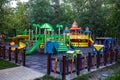 Playground colorful big toy for children or garden play ground Royalty Free Stock Photo