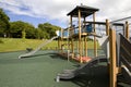 Playground forest background Royalty Free Stock Photo