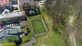 Playground High School Sanok Liceum Aerial View Poland