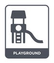 playground icon in trendy design style. playground icon isolated on white background. playground vector icon simple and modern